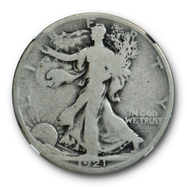 1921 D 50c Walking Liberty Half Dollar 50C NGC G 4 Good Denver Mint Key Date Cert#9015