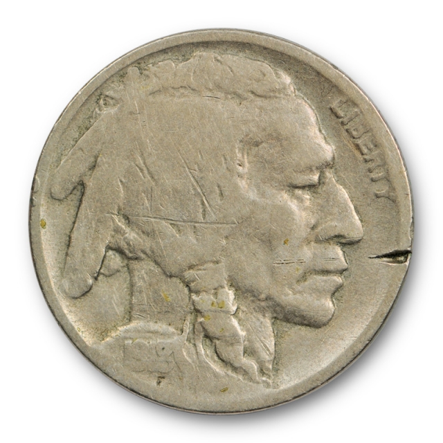 1918/7 D 5C Buffalo Nickel Very Good V.G Details Overdate 1918/17 D 
