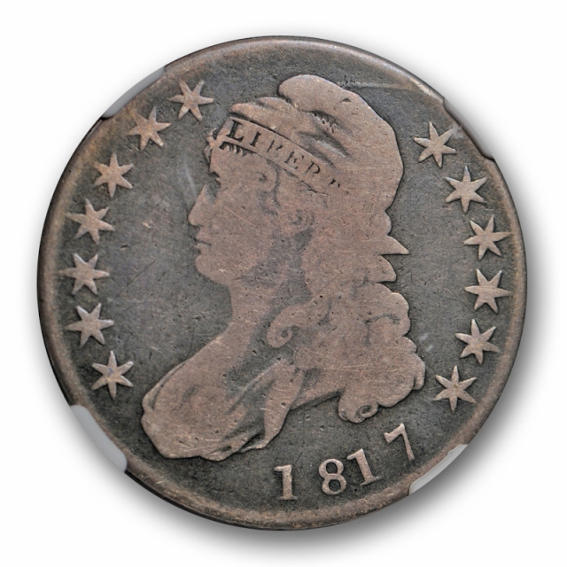 1817 Capped Bust Half Dollar NGC G 6 Good to Very Good Original 