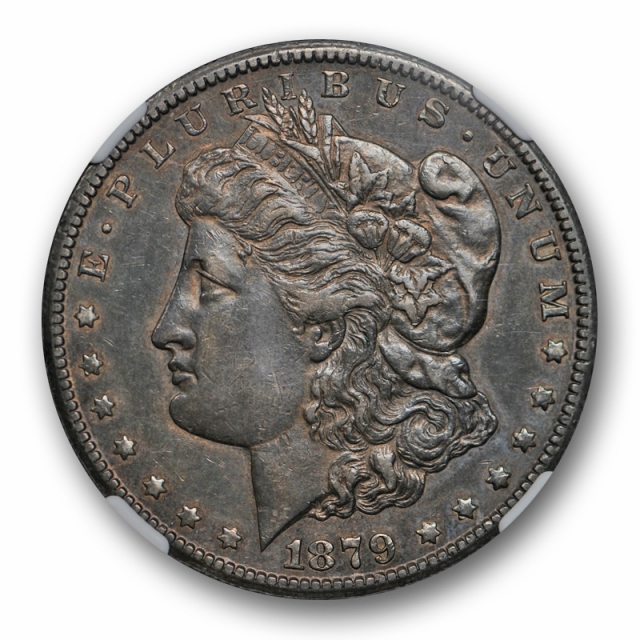1879 CC Morgan Dollar $1 VAM-3 CAPPED CC S$1 NGC AU 53 About Uncirculated 