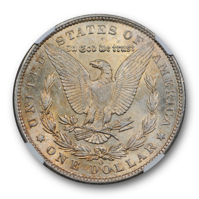 1903 O $1 Morgan Dollar NGC MS 64 Uncirculated Golden Toned Reverse Cert#7011