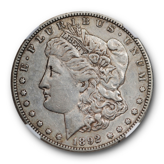 1892 S Morgan Dollar $1 NGC XF 45 Extra Fine to AU Tough Date Cert#8021