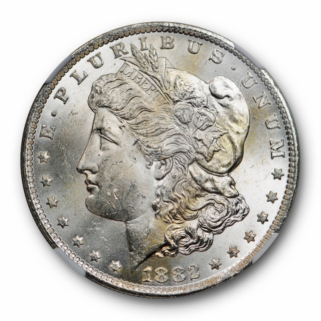 1882 CC Morgan Dollar S$1 NGC MS 63 Uncirculated Lustrous Carson City Cert#5006
