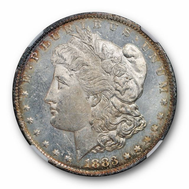 1883 O Morgan Dollar $1 NGC MS 62 PL Proof Like Lightly Toned Original 