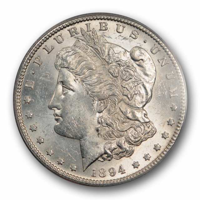 1894 S $1 Morgan Dollar ANACS MS 61 Uncirculated Blast White Better Date Tough !