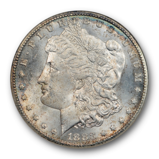 1883 CC $1 Morgan Dollar ANACS MS 65 Uncirculated Carson City Mint Original Toned