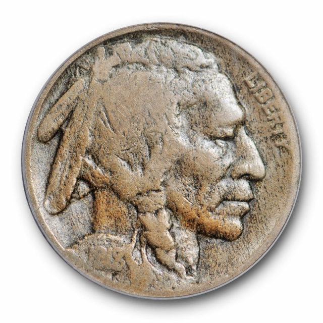 1918/7 D 5C Buffalo Head Nickel ANACS G 4 Good Overdate Variety Strong