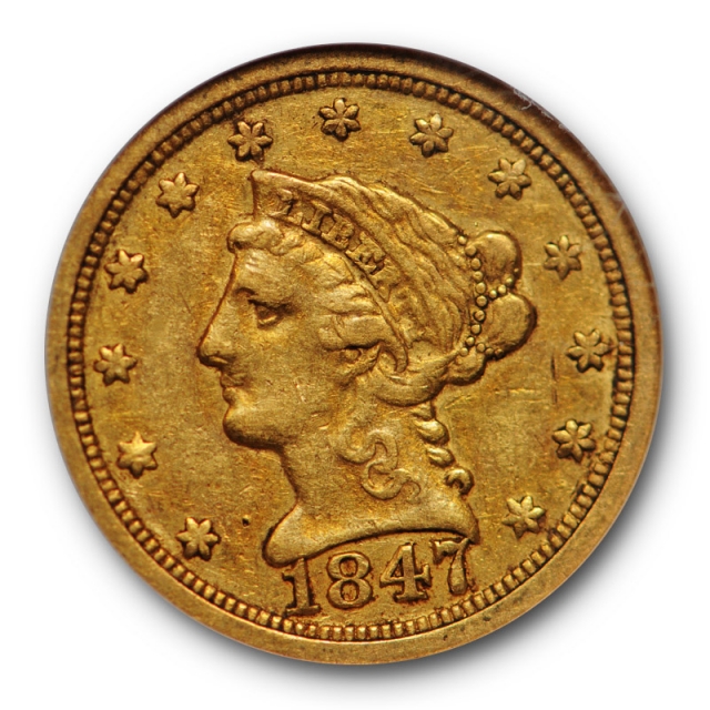 1847 O Quarter Eagle $2.50 Gold Piece NGC XF 40 Extra Fine Original New Orleans Mint