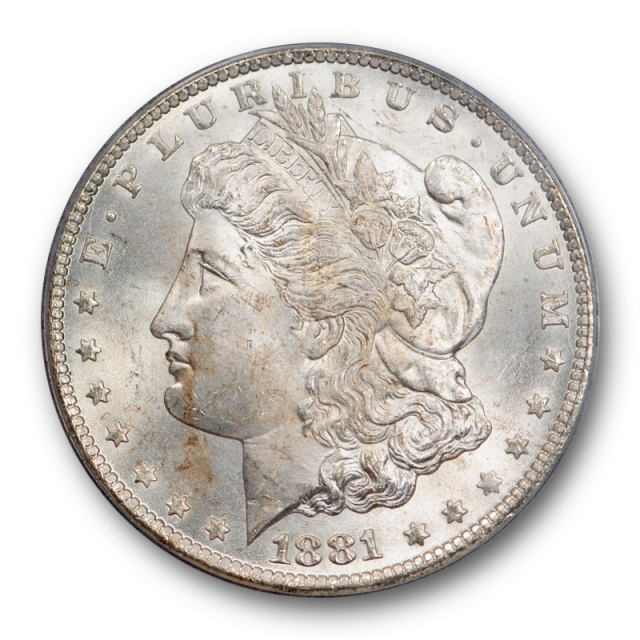 1881 CC $1 Morgan Dollar PCGS MS 64 Uncirculated Carson City Mint Original Cert#4966