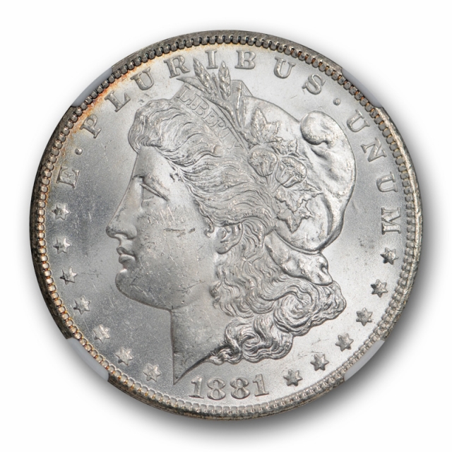 1881 CC $1 Morgan Dollar NGC MS 63 Uncirculated Carson City Lustrous Blast White ! 
