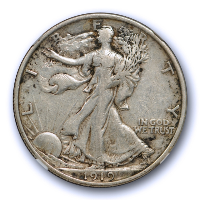 1919 D 50c Walking Liberty Half Dollar NGC XF 40 Extra Fine Better Date Tough ! 