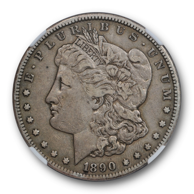 1890 CC $1 Tailbar Morgan Dollar NGC VF 30 Very Fine to Extra Fine Variety Original Toned