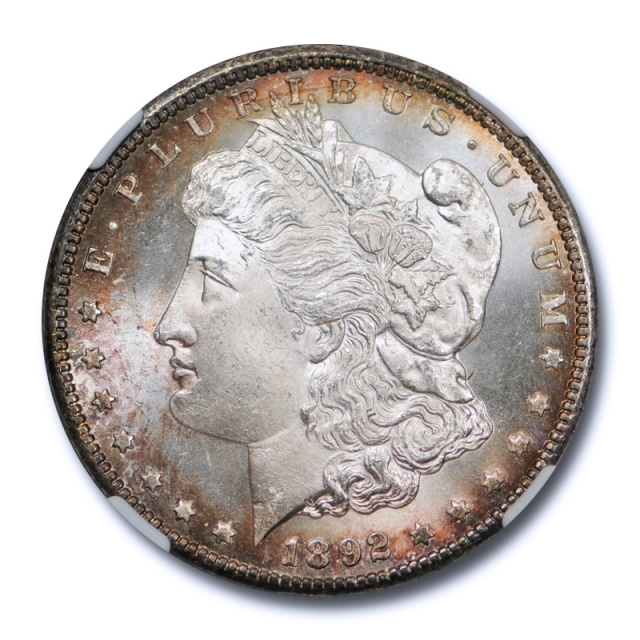 1892 CC $1 Morgan Dollar NGC MS 65 Uncirculated CAC Approved Gorgeous Toned ! 