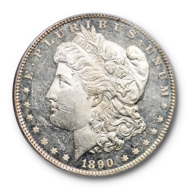1890 $1 Morgan Dollar PCGS MS 62 DMPL Uncirculated Deep Mirror Proof Like Nice !