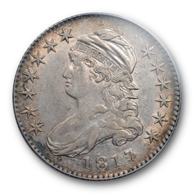 1817/3 50C Capped Bust Half Dollar PCGS AU 50 About Uncirculated Overdate