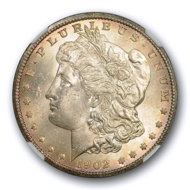 1902 S $1 Morgan Dollar NGC MS 63 Uncirculated Better Date Golden Toned Beauty ! 