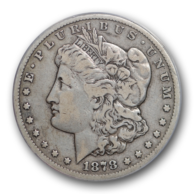 1878 CC $1 Morgan Dollar ANACS VF 25 Very Fine Carson City Mint Original 