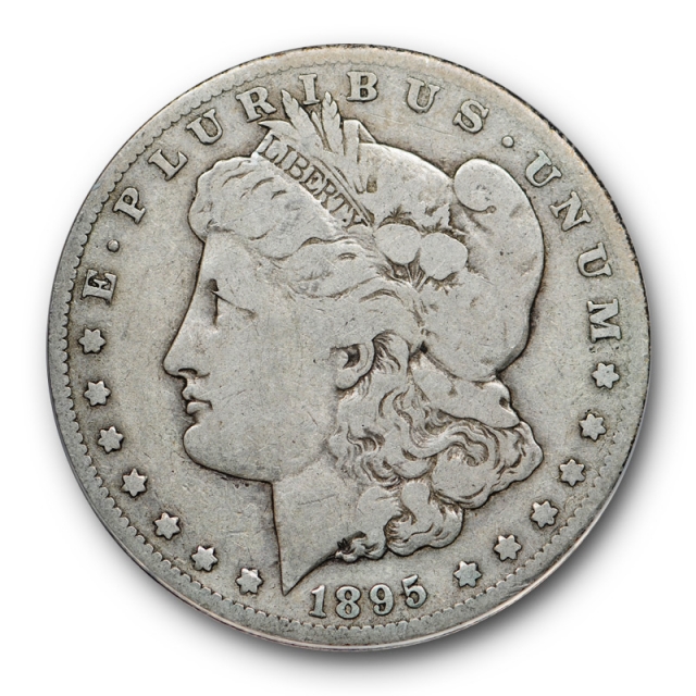 1895 S $1 Morgan Dollar ANACS VG 10 Very Good to Fine Key Date San Francisco Mint