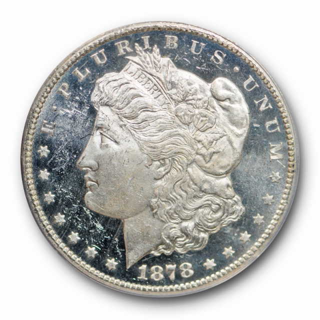 1878 CC $1 Morgan Dollar ANACS MS 63 DMPL Uncirculated Deep Mirror Proof Like 
