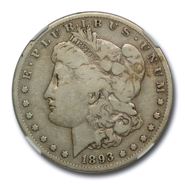 1893 S $1 Morgan Dollar NGC VG 8 Very Good Key Date San Francisco Mint Tough !