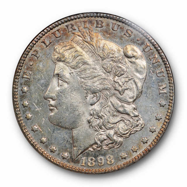 1898 $1 Morgan Dollar ANACS MS 61 DMPL Deep Mirror Proof Like Old Holder