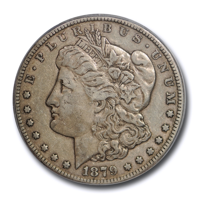 1879 CC $1 Morgan Dollar ICG EF 40 Extra Fine XF Carson City Mint Normal Date Tough Grade 