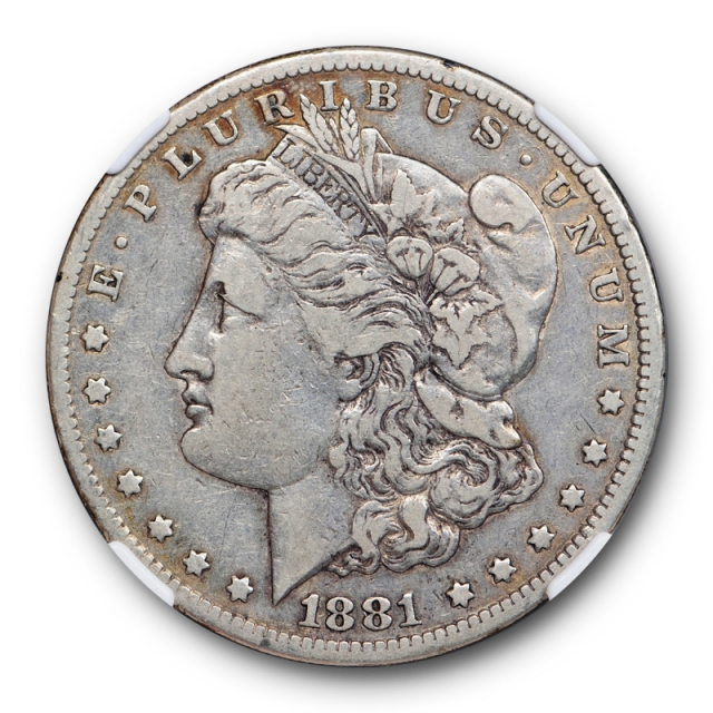 1881 CC $1 Morgan Dollar NGC VF 25 Very Fine to Extra Fine Carson City Mint Tough !
