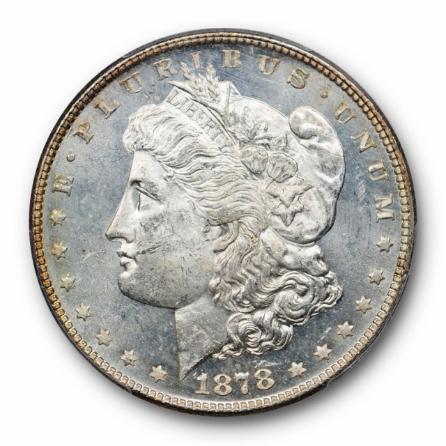 1878 7/8TF $1Strong Morgan Dollar PCGS MS 62 PL Proof Like VAM 38 7/5 Variety 