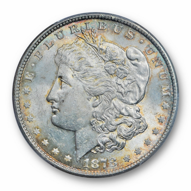 1878 8TF $1 Morgan Dollar PCGS MS 63 Uncirculated Original Toned Nice ! 