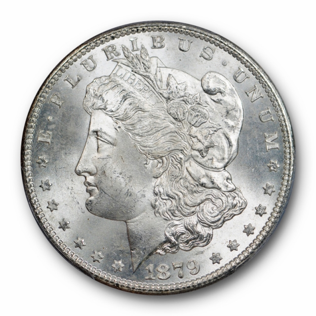 1879 S $1 Morgan Dollar PCGS MS 65 Uncirculated Blast White Lustrous 