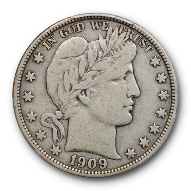 1909 O 50C Barber Half Dollar PCGS VF 20 Very Fine New Orleans Mint Original 