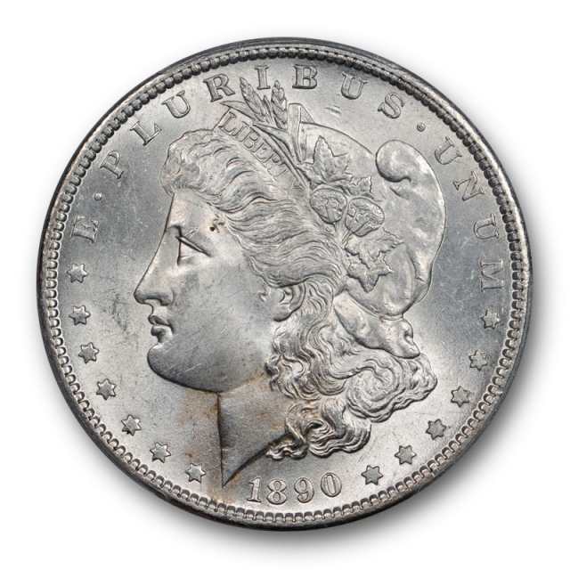 1890 S $1 Morgan Dollar PCGS MS 63 Uncirculated Blast White Better Date Original Cert#3047