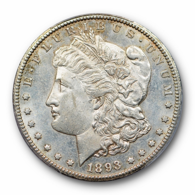 1893 CC $1 Morgan Dollar PCGS MS 61 Uncirculated Carson City Mint Original 