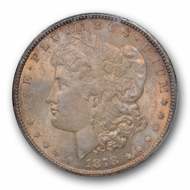 1878 CC $1 Morgan Dollar PCGS MS 65 Uncirculated Toned Carson City Mint Original 