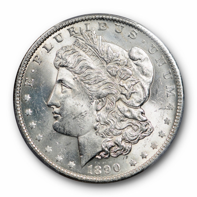 1890 O $1 Morgan Dollar PCGS MS 63 Uncirculated Blast White Better Date
