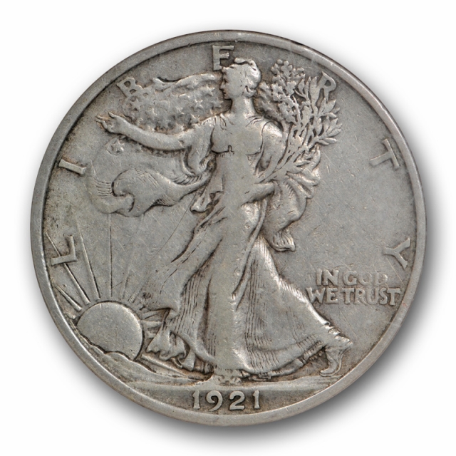 1921 50c Walking Liberty Half Dollar NGC VF 25 Very Fine to Extra Fine Key Date