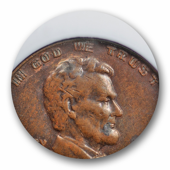 1955 Double Die Obverse Lincoln Wheat Cent NGC AU 55 About