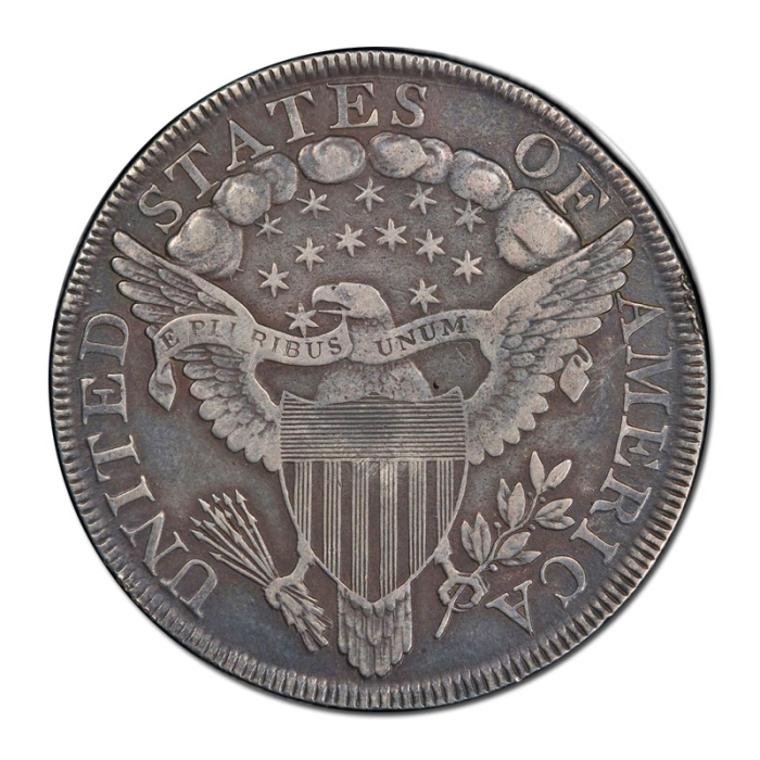 1799/8 $1 Draped Bust Dollar PCGS VF 30 Very Fine CAC Approved 15